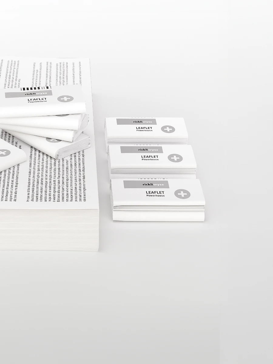 Multipage pharmaceutical label